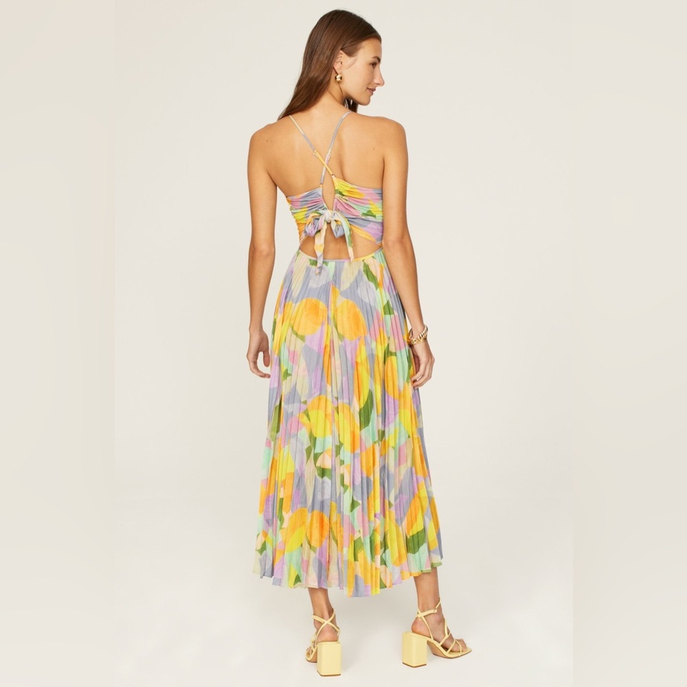 ASTR Blythe Pleated Cutout Dress - Picture 9 of 10